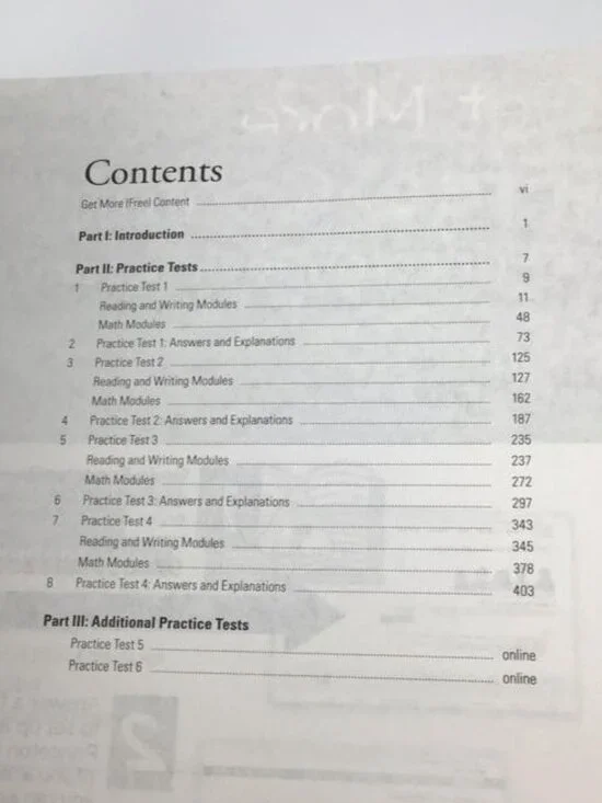 Princeton Review Digital SAT 2026 6 Practice Tests Exam Prep Book New - Picture 5 of 5